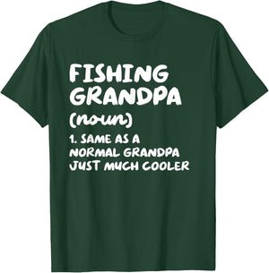 Fishing Grandpa Definition Funny Sports T-Shirt - T-Shirt | Forest