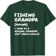 Fishing Grandpa Definition Funny Sports T-Shirt - T-Shirt | Forest