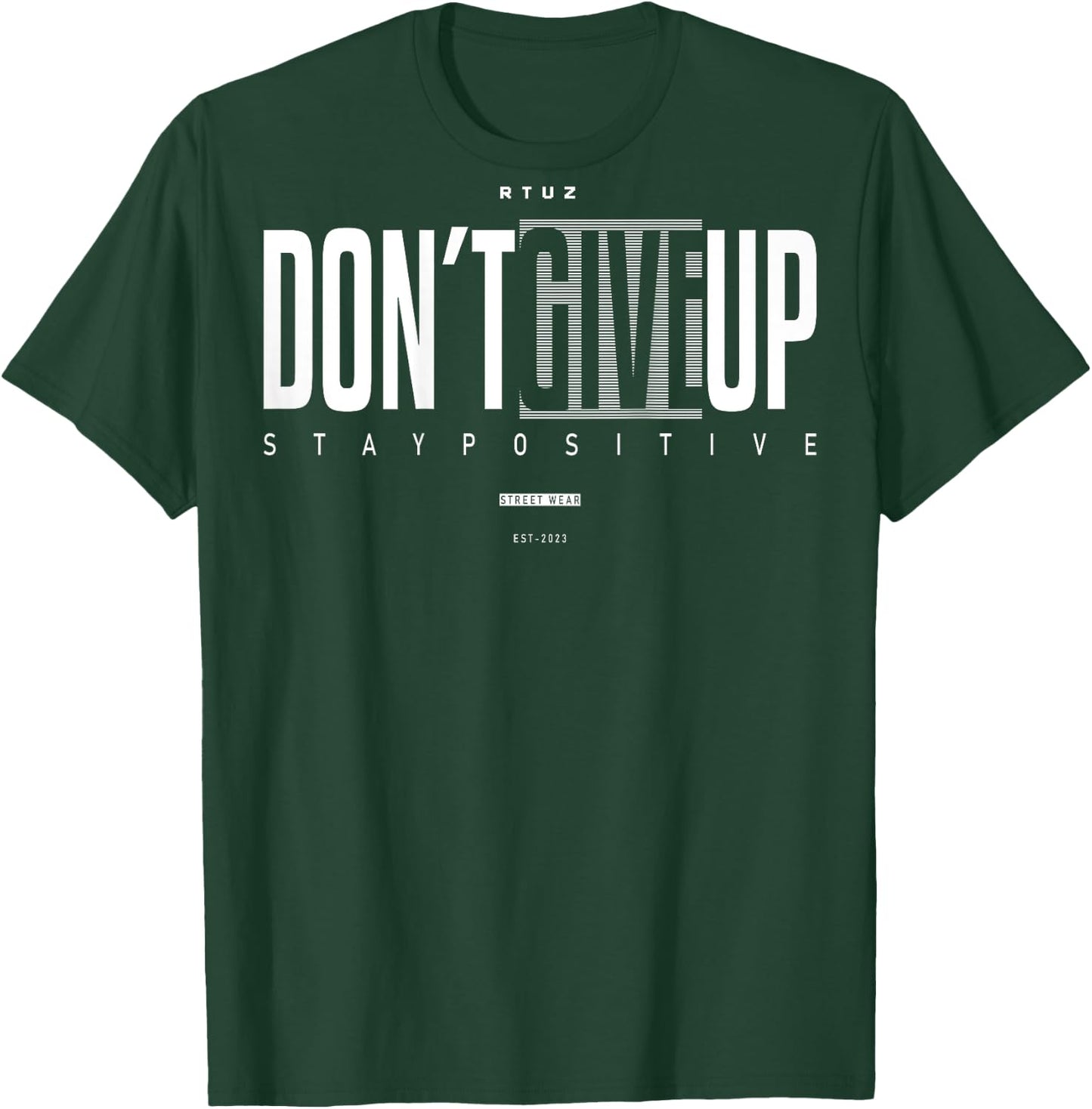 Fitness Quote Y2K Gym Training Back Print Yoga Sport Workout T-Shirt - T-Shirt | Forest