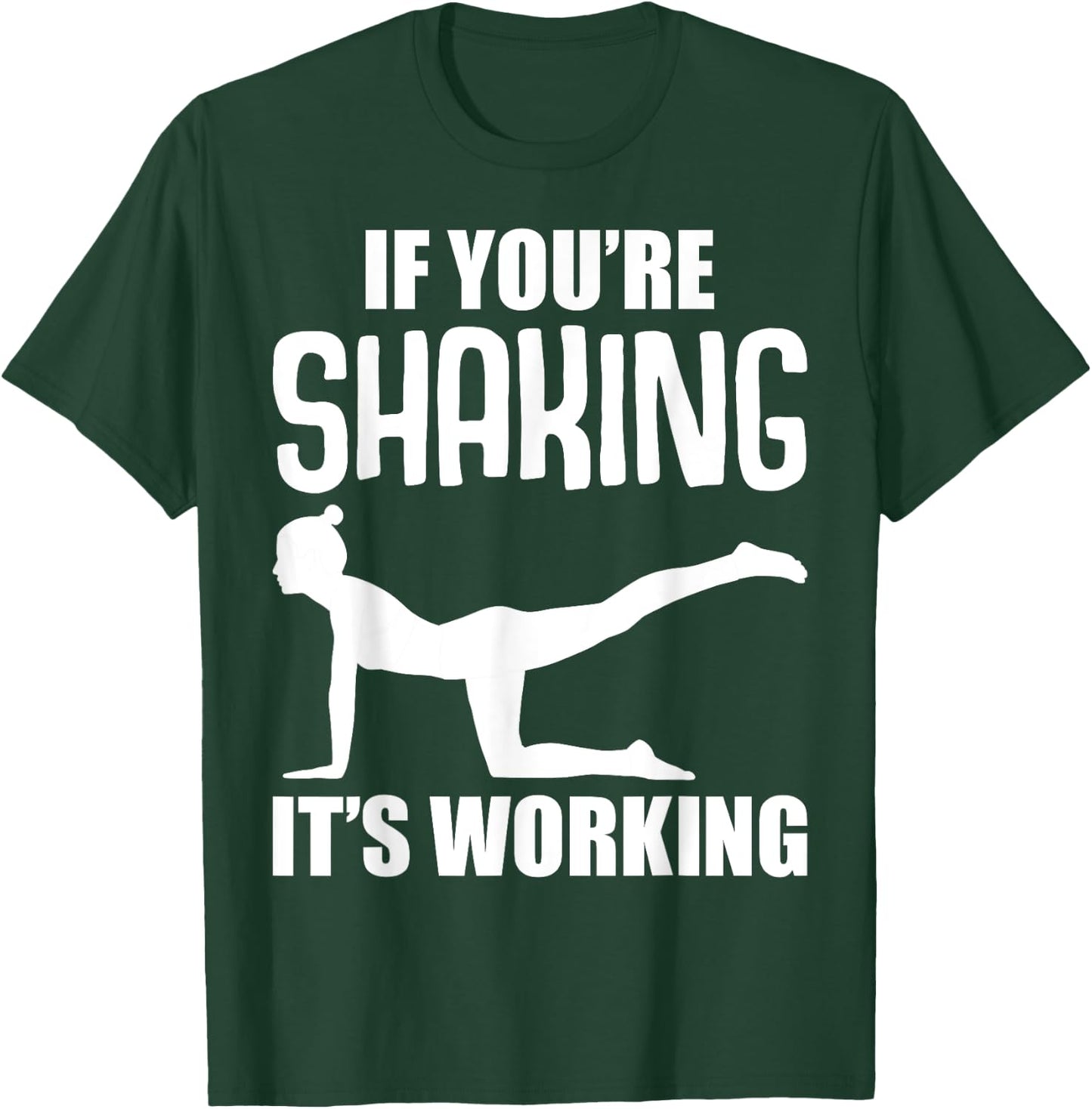 Cool Pilates Gifts Black -Adults Classic Fit Cotton Polyester Workout Small T-Shirt - T-Shirt | Forest