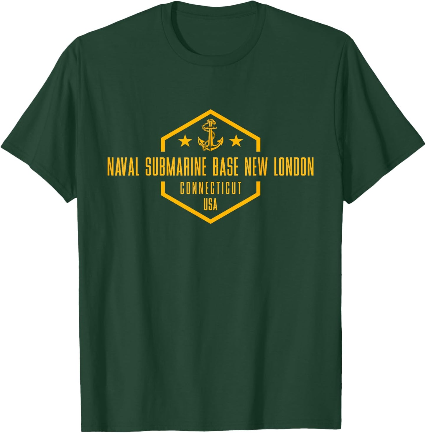 Naval Submarine Base New London T-Shirt - T-Shirt | Forest