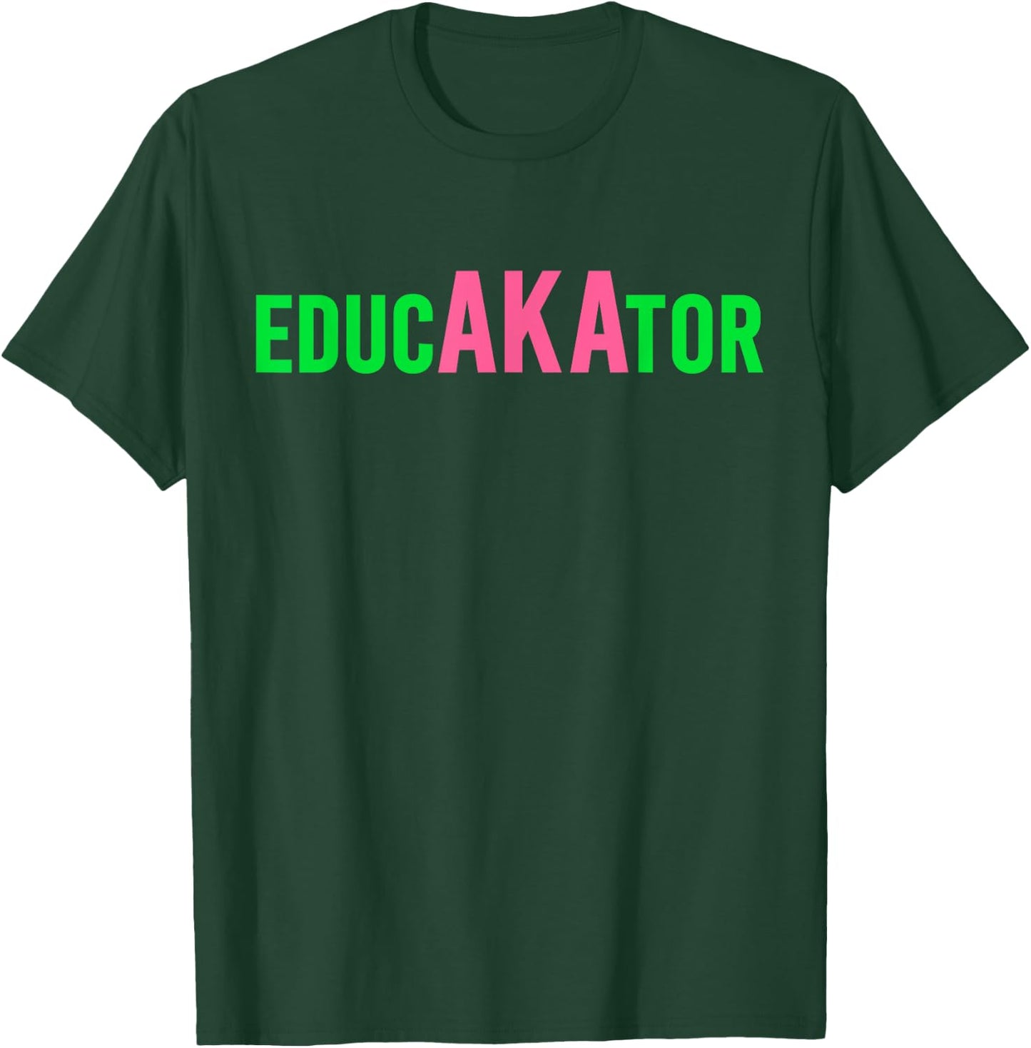 Aka Educator Funny Educators & Teacher Crew School Squad T-Shirt - T-Shirt | Forest