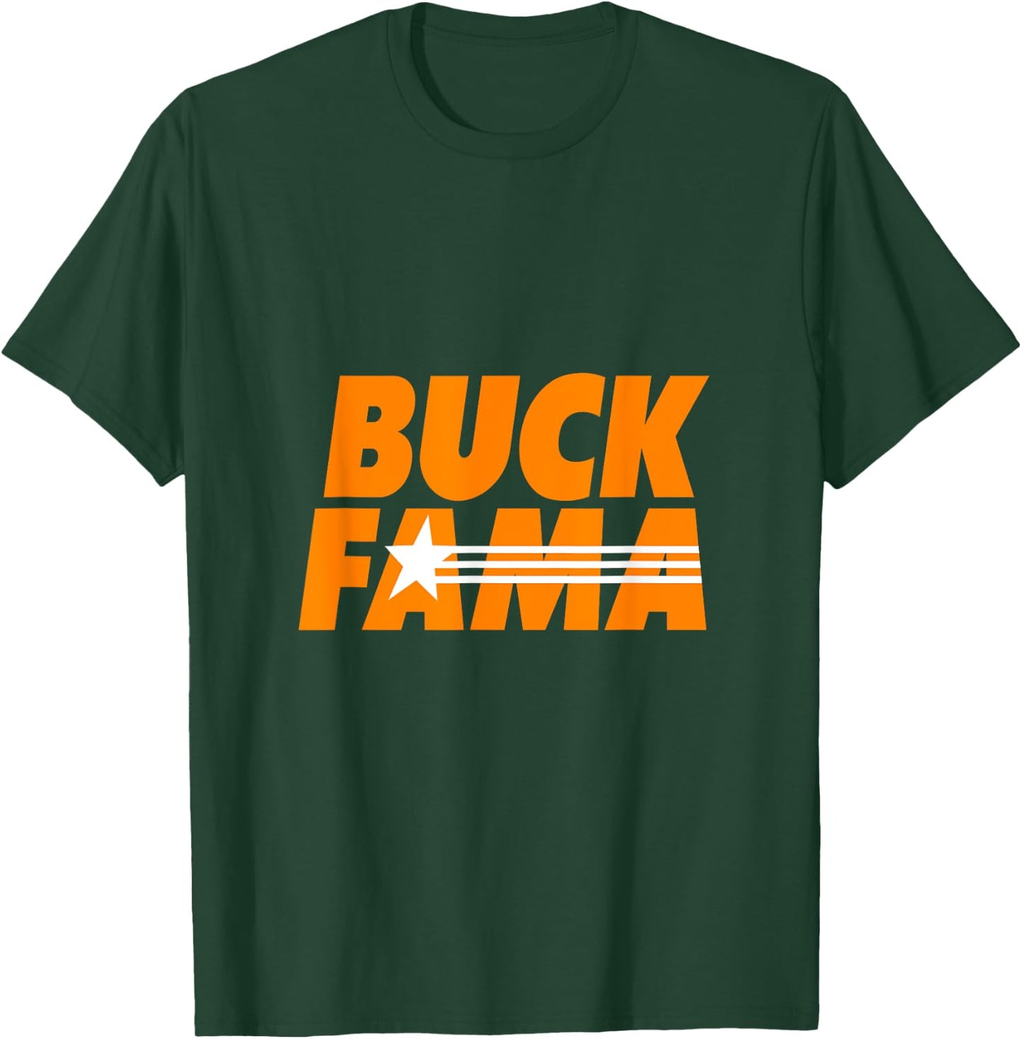 Buck Fama Team Spirit Cheer Football Fan Rivalry Sports T-Shirt - T-Shirt | Forest
