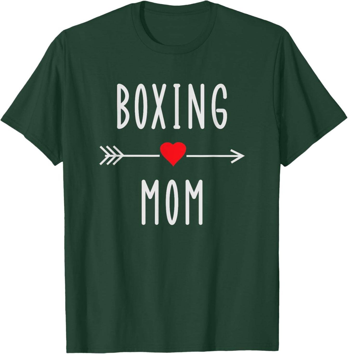 Boxing Mom Funny Boxing MMA Muay Thai Mom Gift T-Shirt - T-Shirt | Forest