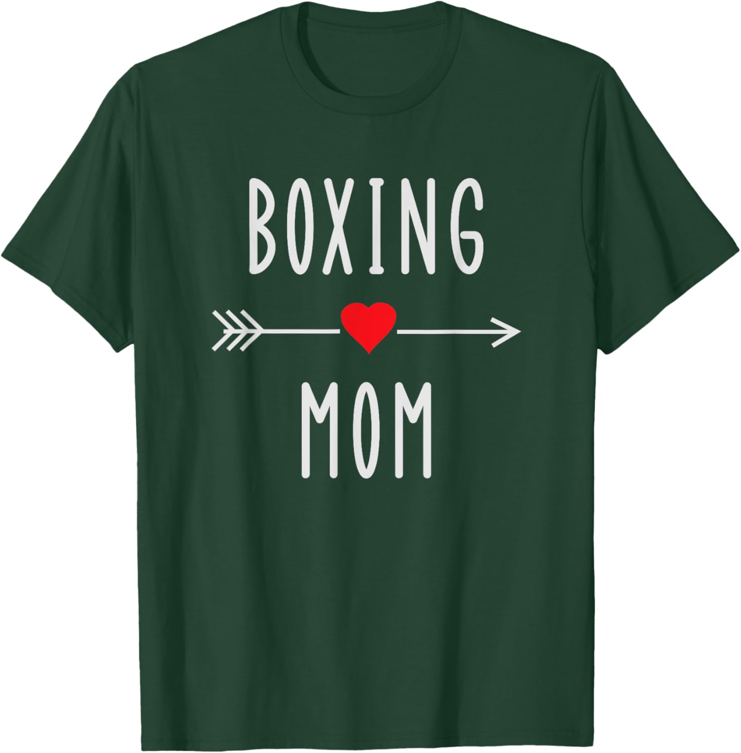 Boxing Mom Funny Boxing MMA Muay Thai Mom Gift T-Shirt - T-Shirt | Forest