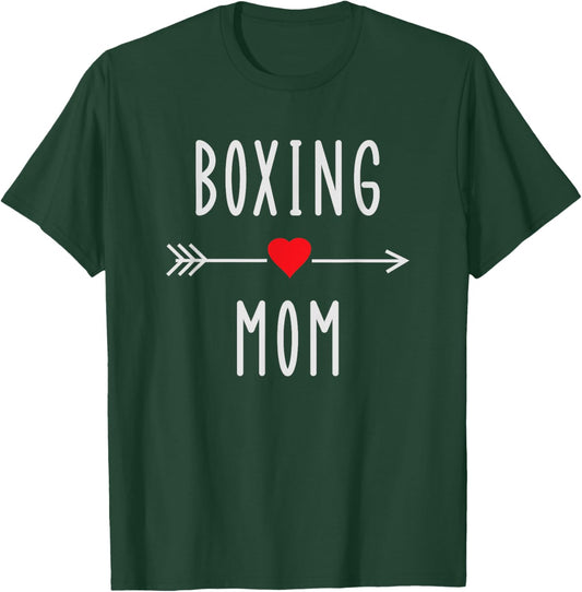 Boxing Mom Funny Boxing MMA Muay Thai Mom Gift T-Shirt - T-Shirt | Forest