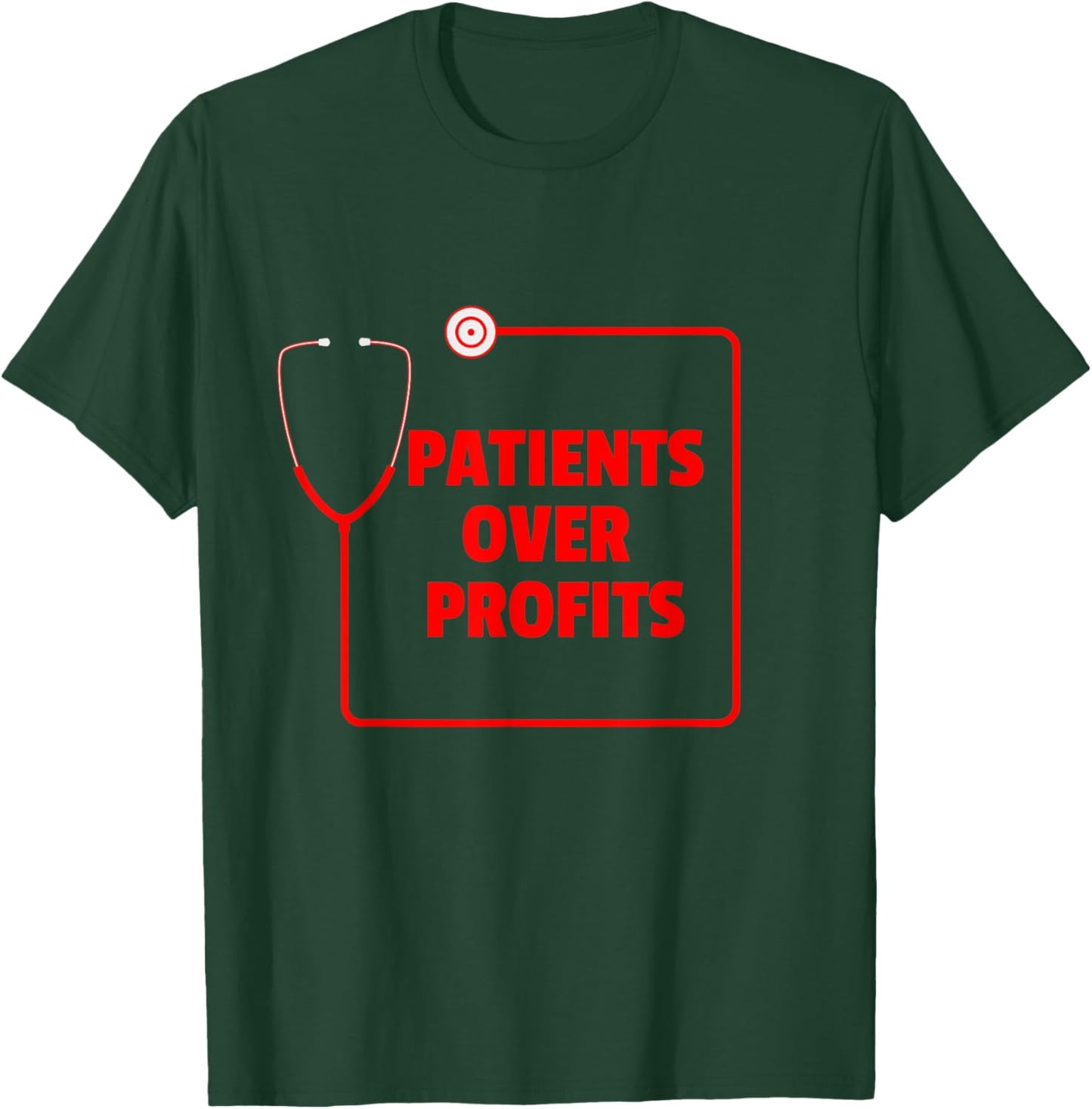 Nurse Strike, Patients over Profits T-Shirt - T-Shirt | Forest