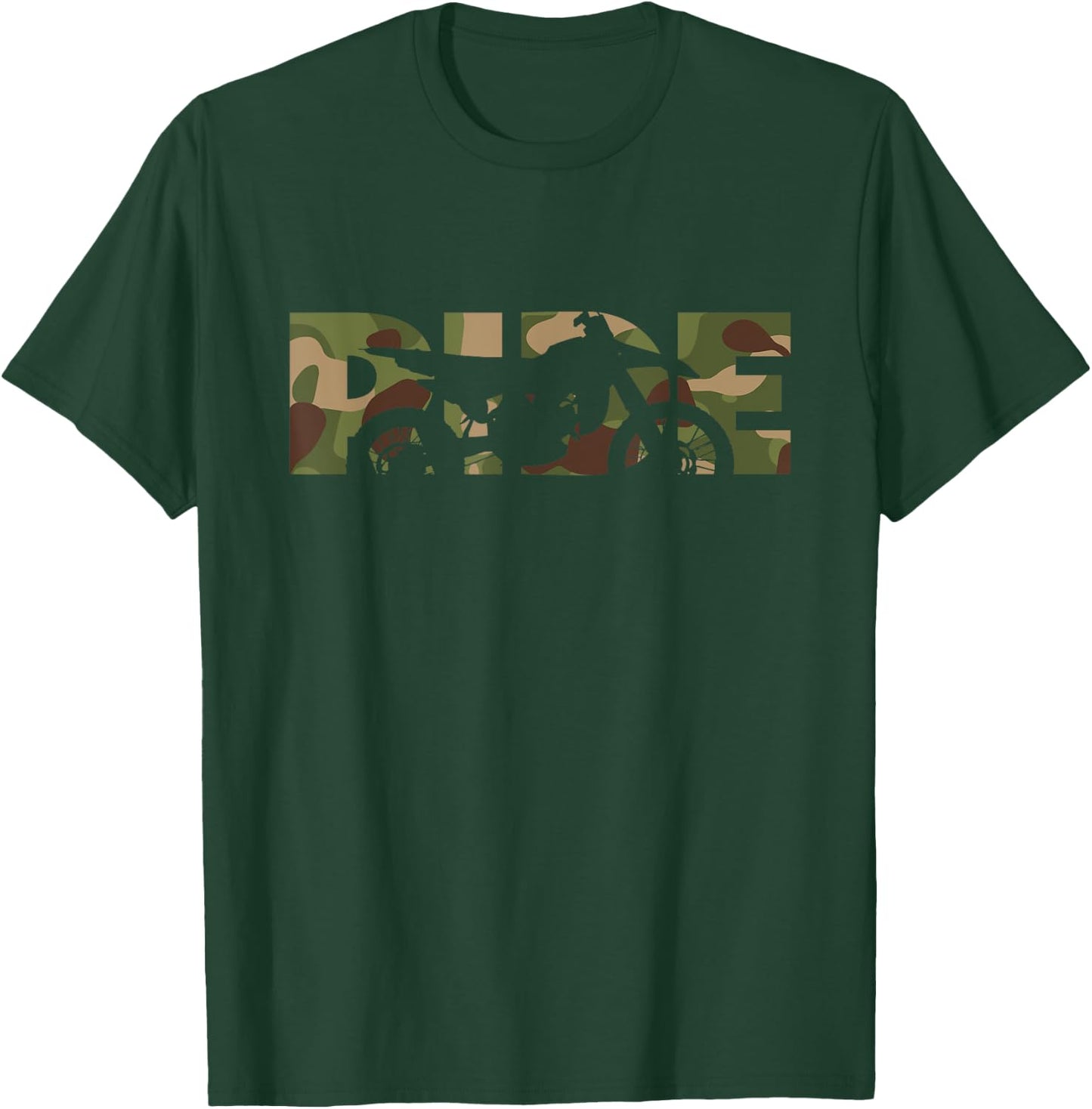 Dirt Bike Motocross Apparel - Dirt Bike Motocross T-Shirt - T-Shirt | Forest