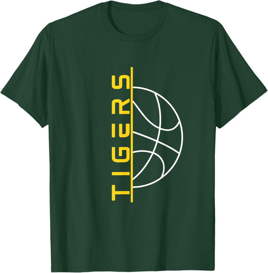 Tigers Basketball T-Shirt - T-Shirt | Forest