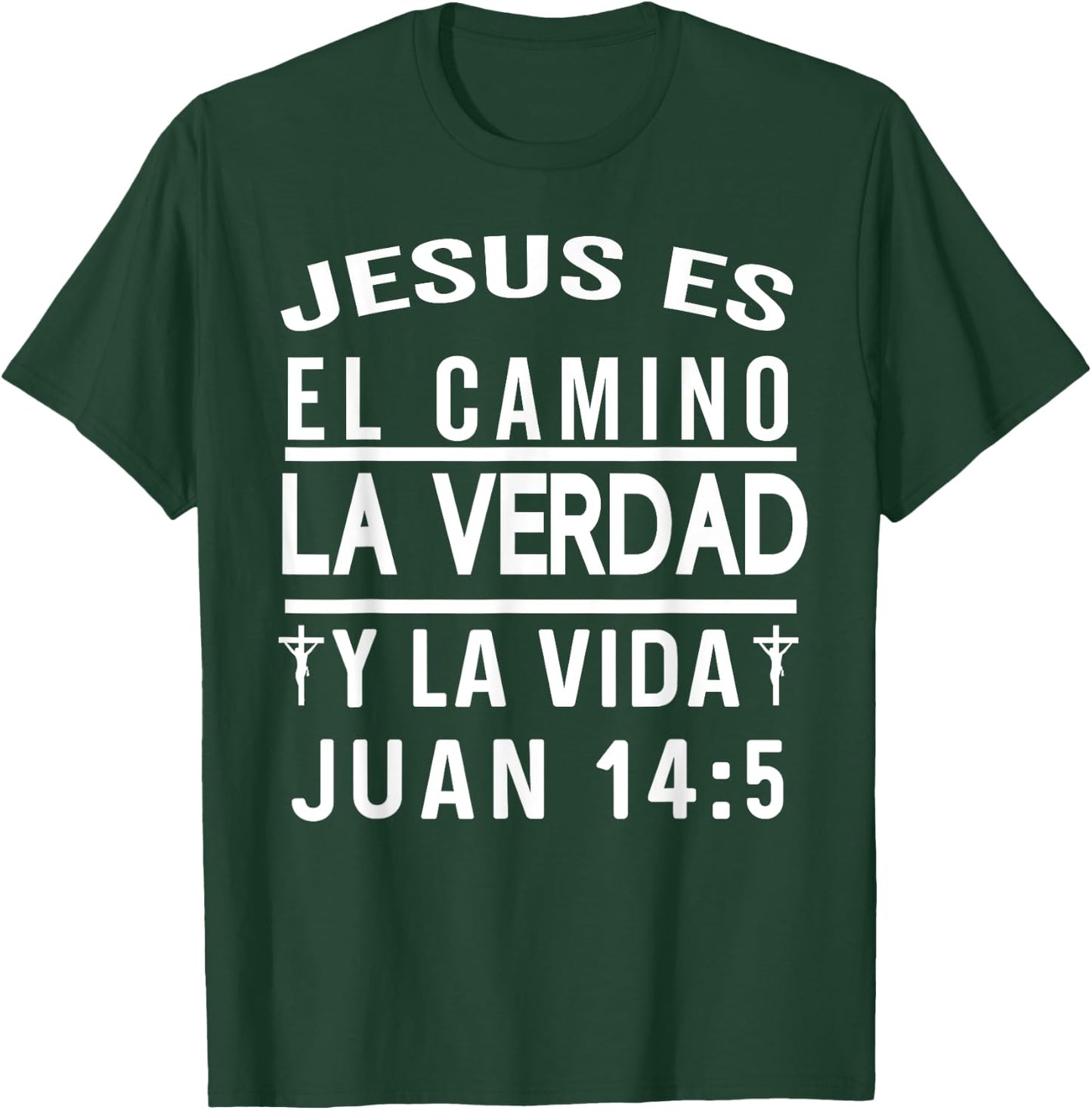 Camiseta Cristiana Para Mujer Y Hombre En Espanol Cristiano T-Shirt - T-Shirt | Forest