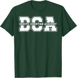 Desoto Christian Academy attire T-Shirt - T-Shirt | Forest