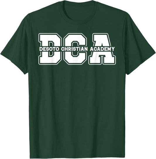 Desoto Christian Academy attire T-Shirt - T-Shirt | Forest