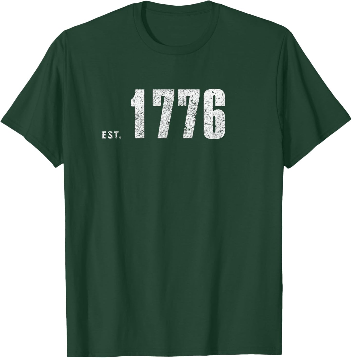 Established 1776 | Patriotic Independence Day - America USA Kids Men T-Shirt - T-Shirt | Forest