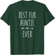 Best Fur Auntie Ever Dog Aunt Women T-Shirt - T-Shirt | Forest
