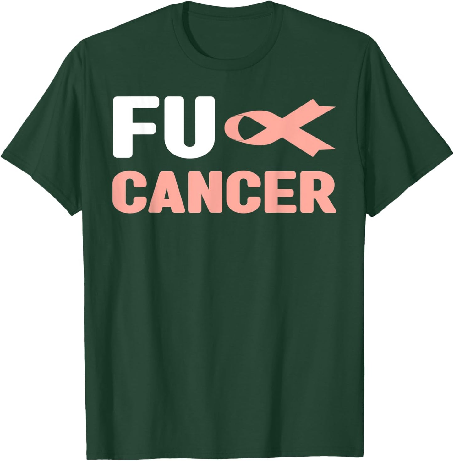 Fuck Uterine Cancer Shirt - Fuck Uterine Cancer Awareness T-Shirt - T-Shirt | Forest