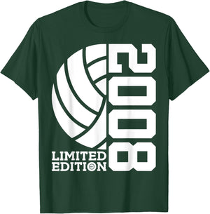 17th BIRTHDAY VOLLEYBALL LIMITED EDITION 2008 T-Shirt - T-Shirt | Forest