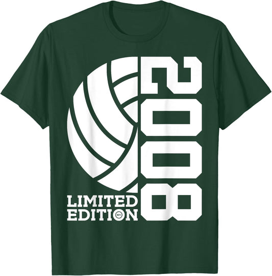 17th BIRTHDAY VOLLEYBALL LIMITED EDITION 2008 T-Shirt - T-Shirt | Forest