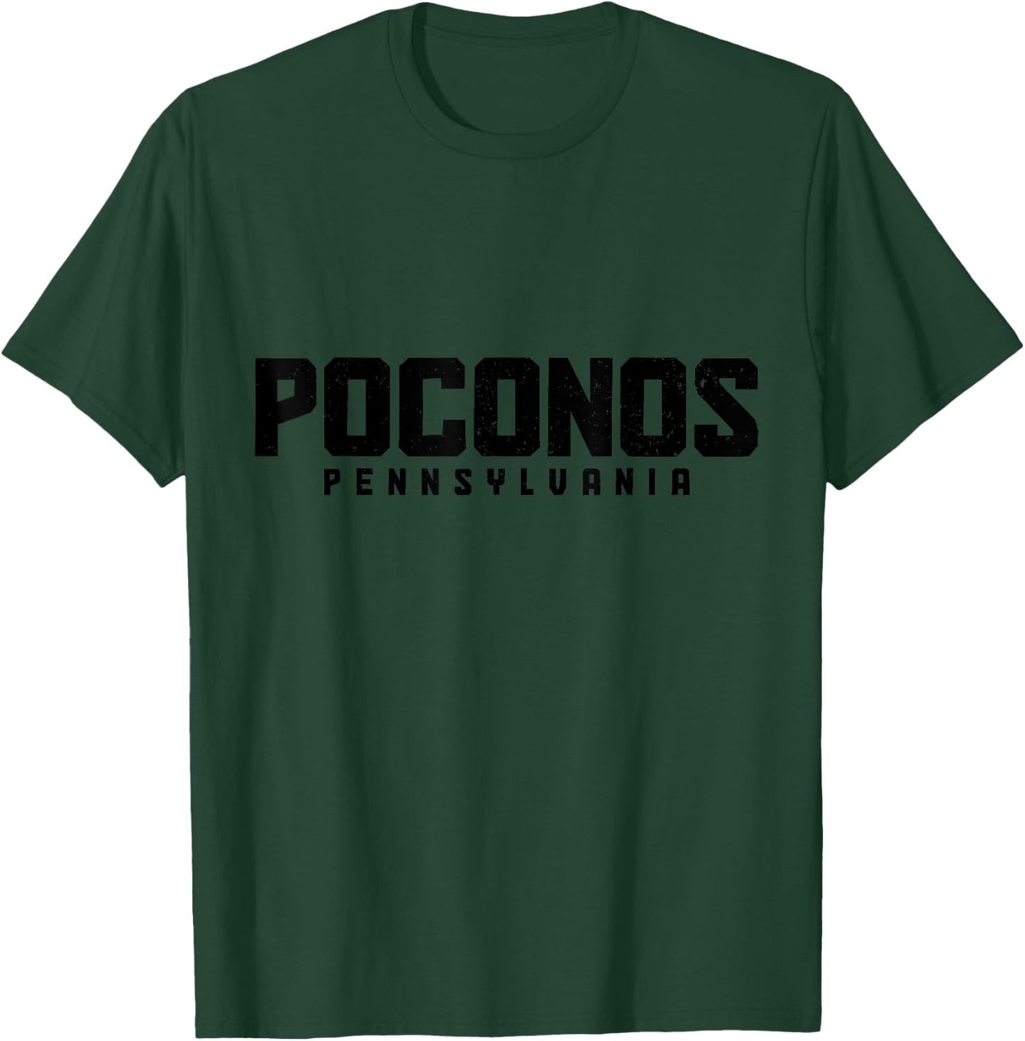 Poconos Pennsylvania Vintage Pocono Mountains T-Shirt - T-Shirt | Forest