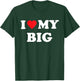 I Heart My Big Funny Matching Little Big Sorority T-Shirt - T-Shirt | Forest
