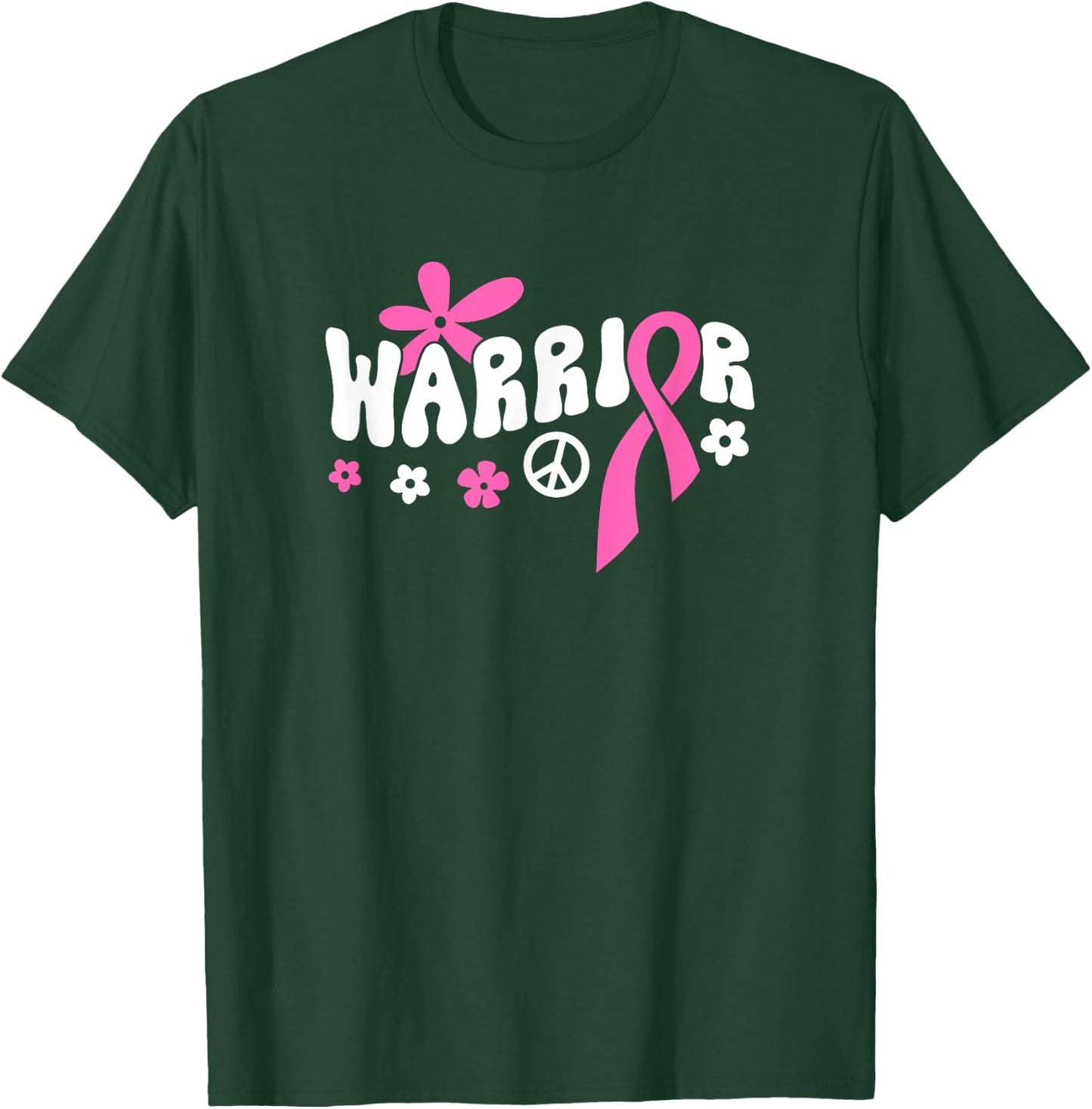 Breast Cancer Warrior T-Shirt - T-Shirt | Forest