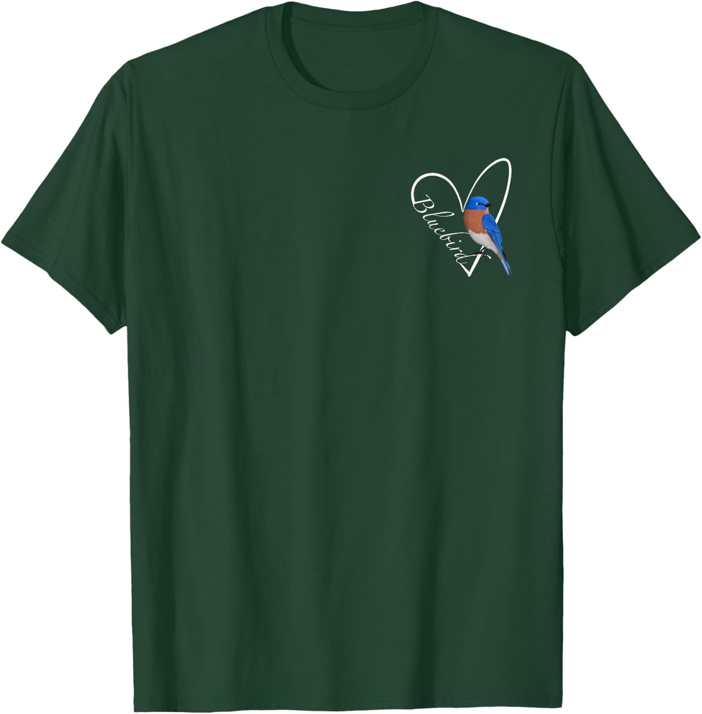 Bluebird Bird Birdlover Birdwatcher Animal Biologist T-Shirt - T-Shirt | Forest
