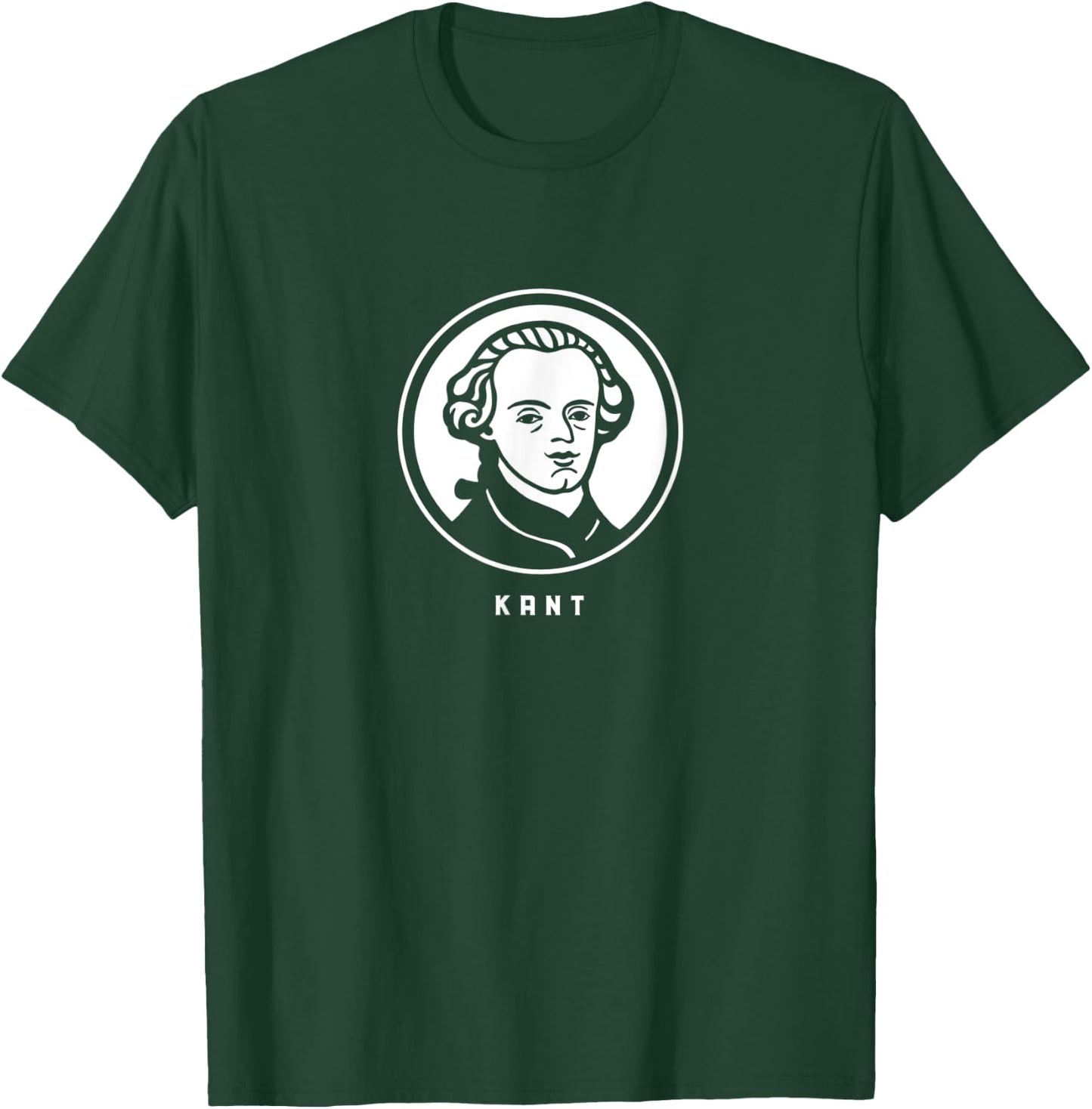 Immanuel Kant. Stylized portrait of a great philosopher T-Shirt - T-Shirt | Forest
