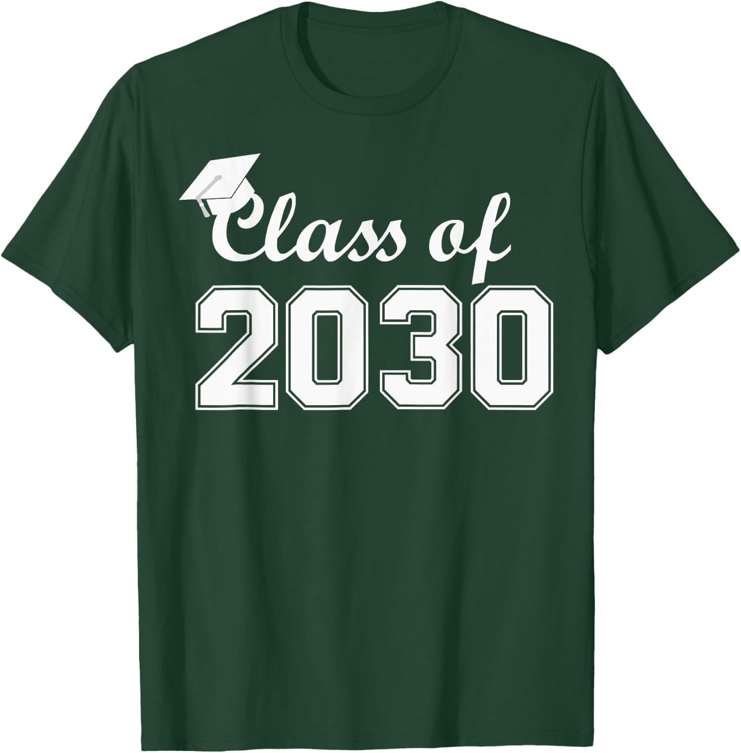 Class of 2030 Grow With Me Shirt First Day of School T-Shirt - T-Shirt | Forest