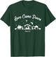 Love Came Down Nativity Scene Christian Christmas T-Shirt - T-Shirt | Forest