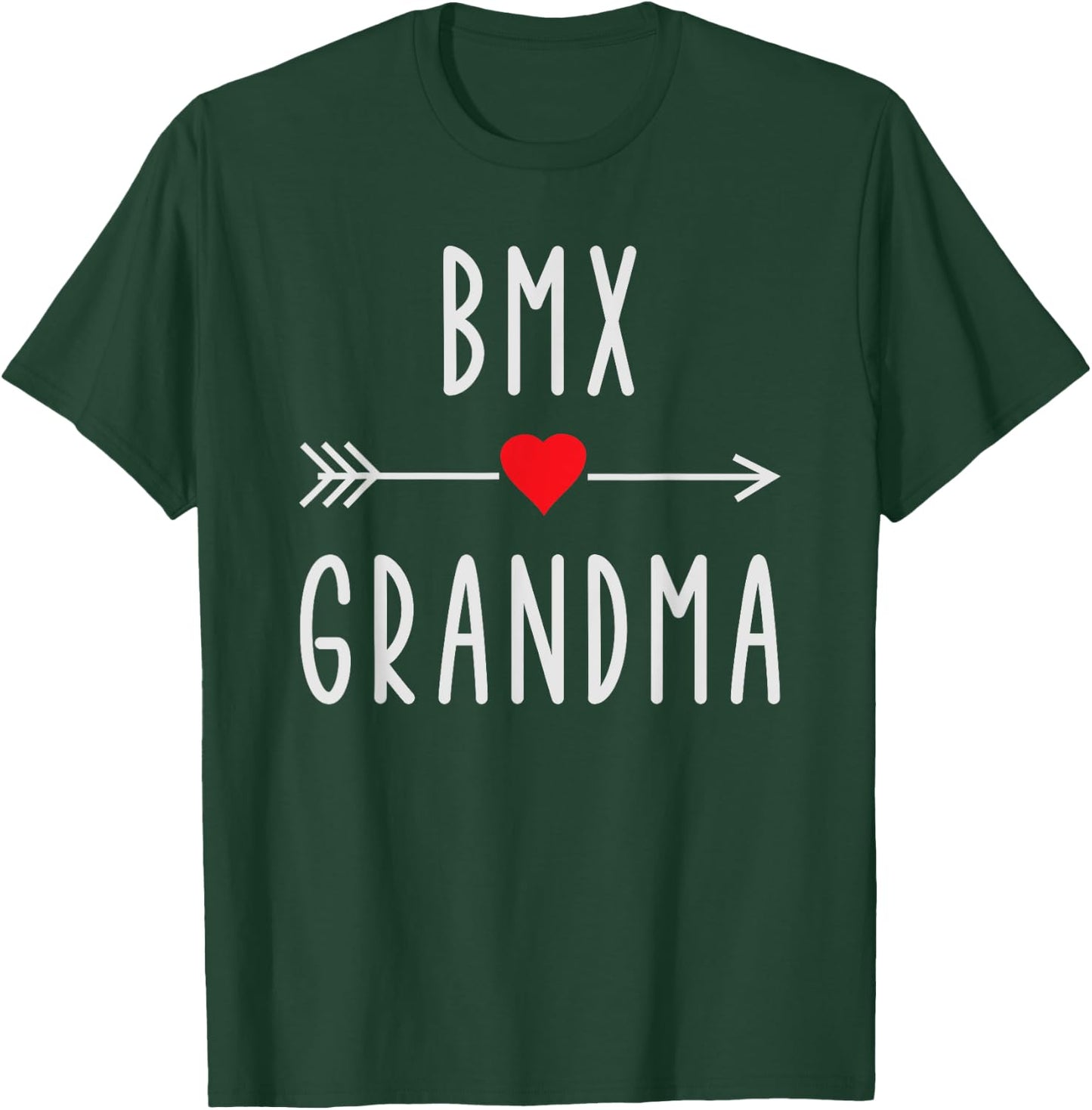 BMX Grandma Funny Women's Cyclist Biker Grandma Gift BMX T-Shirt - T-Shirt | Forest