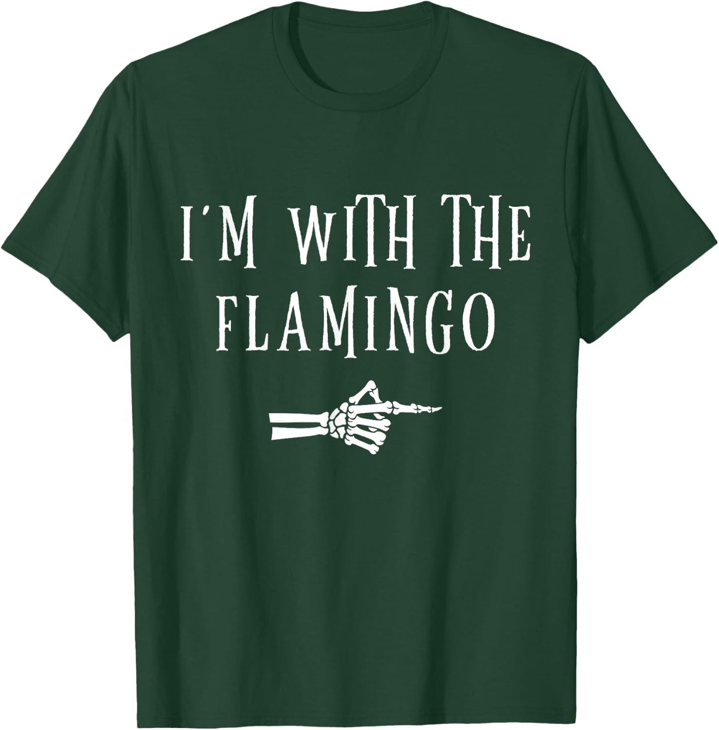 I'm With Flamingo Halloween Costume Party Matching Flamingo T-Shirt - T-Shirt | Forest