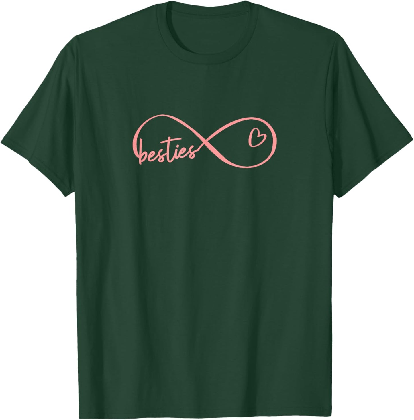 Infinity Besties Gifts, Bestfriend Gifts, Sisterhood Gift T-Shirt - T-Shirt | Forest