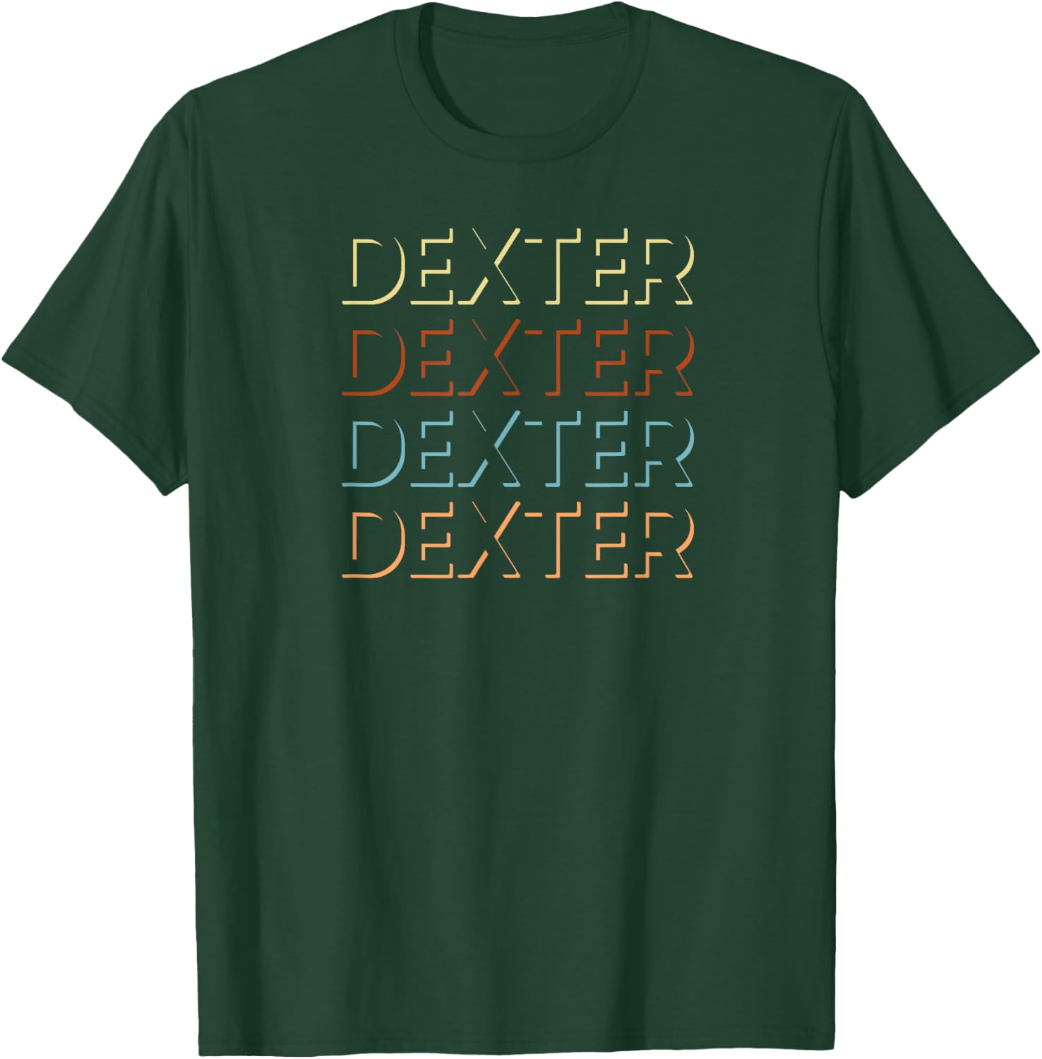 Dexter First Name My Personalized Named T-Shirt - T-Shirt | Forest