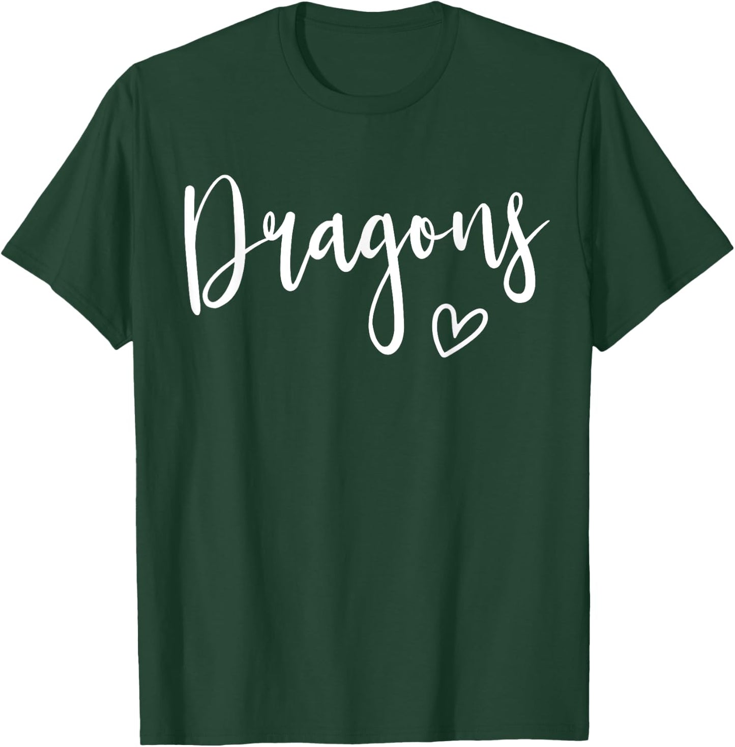 Dragons High School Dragons Sports Team Women's Dragons T-Shirt - T-Shirt | Forest