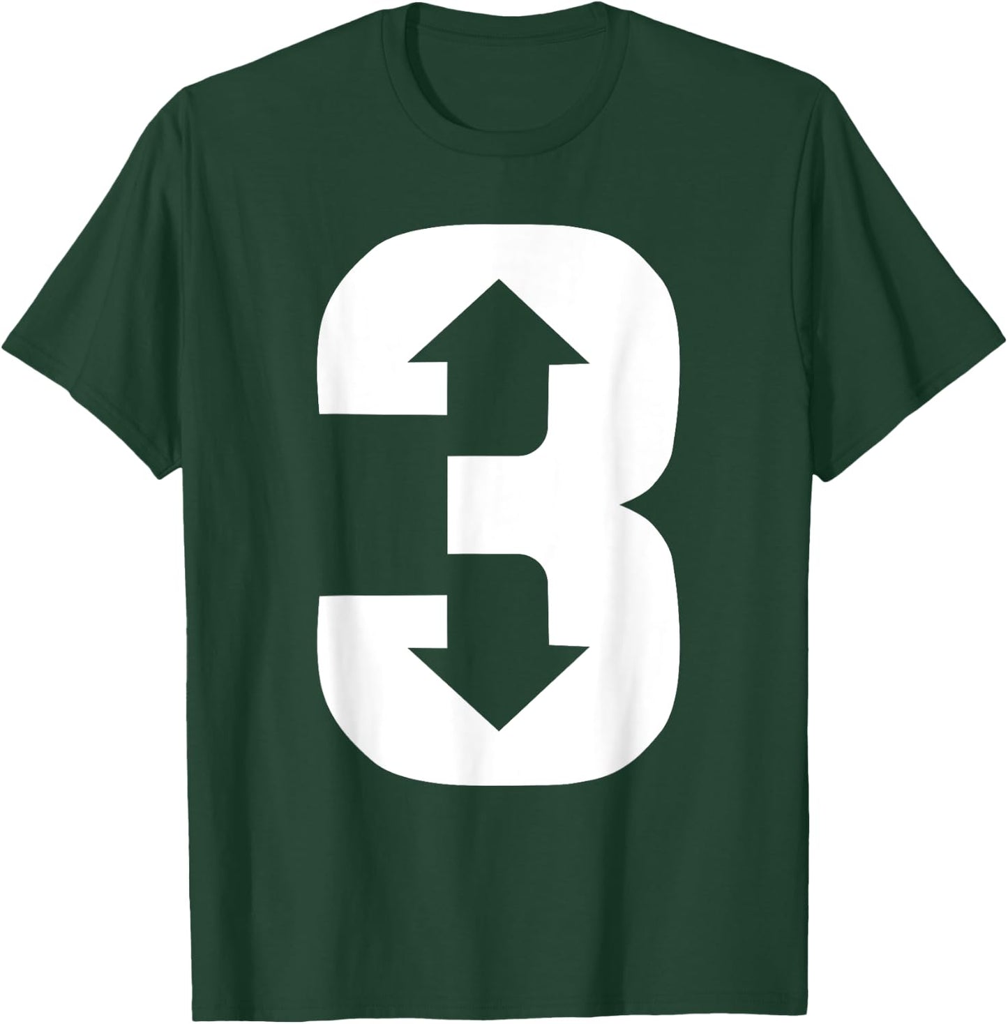 3 Up 3 Down | Three Up Three Down Baseball T-Shirt - T-Shirt | Forest