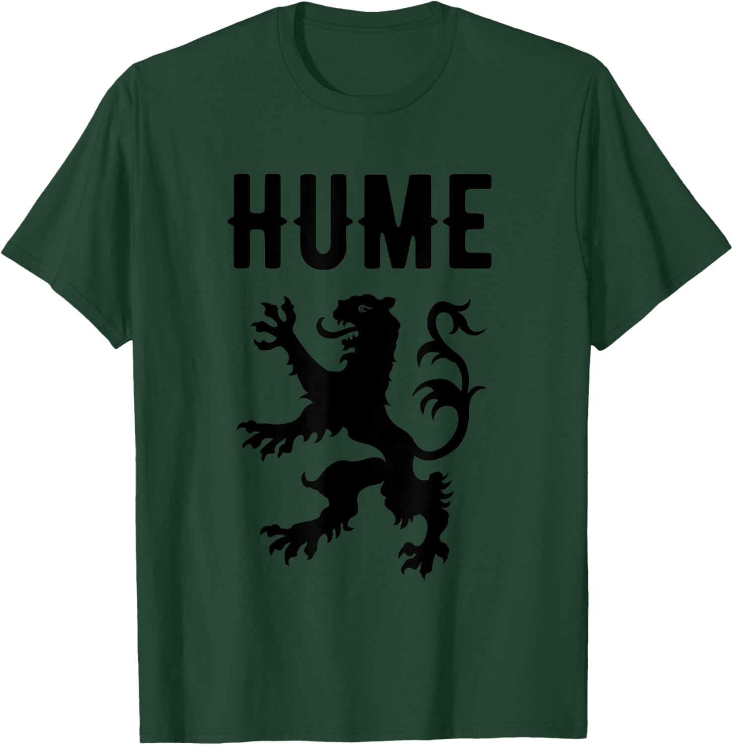 Hume Clan Scottish Family Name Scotland Heraldry T-Shirt - T-Shirt | Forest