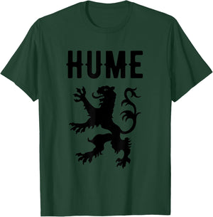 Hume Clan Scottish Family Name Scotland Heraldry T-Shirt - T-Shirt | Forest