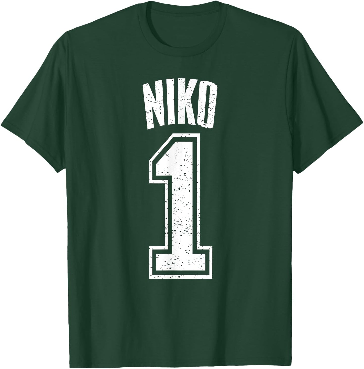 Niko Supporter Number 1 Greatest Fan T-Shirt - T-Shirt | Forest