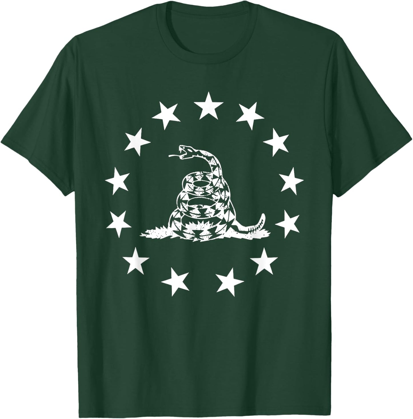 Betsy Ross Gadsden Flag T-Shirt - T-Shirt | Forest