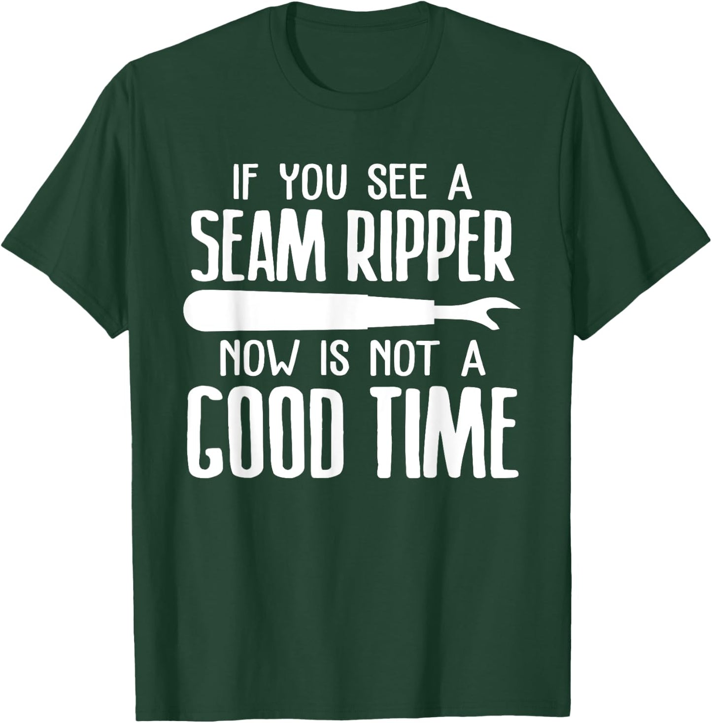 Funny Quilting Gift Quilter Seamstress Cool Sewing T-Shirt - T-Shirt | Forest