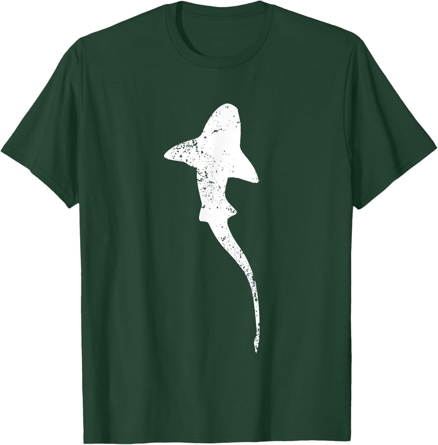 Grunge Whale Shark Print - Vintage Whale Shark T-Shirt - T-Shirt | Forest