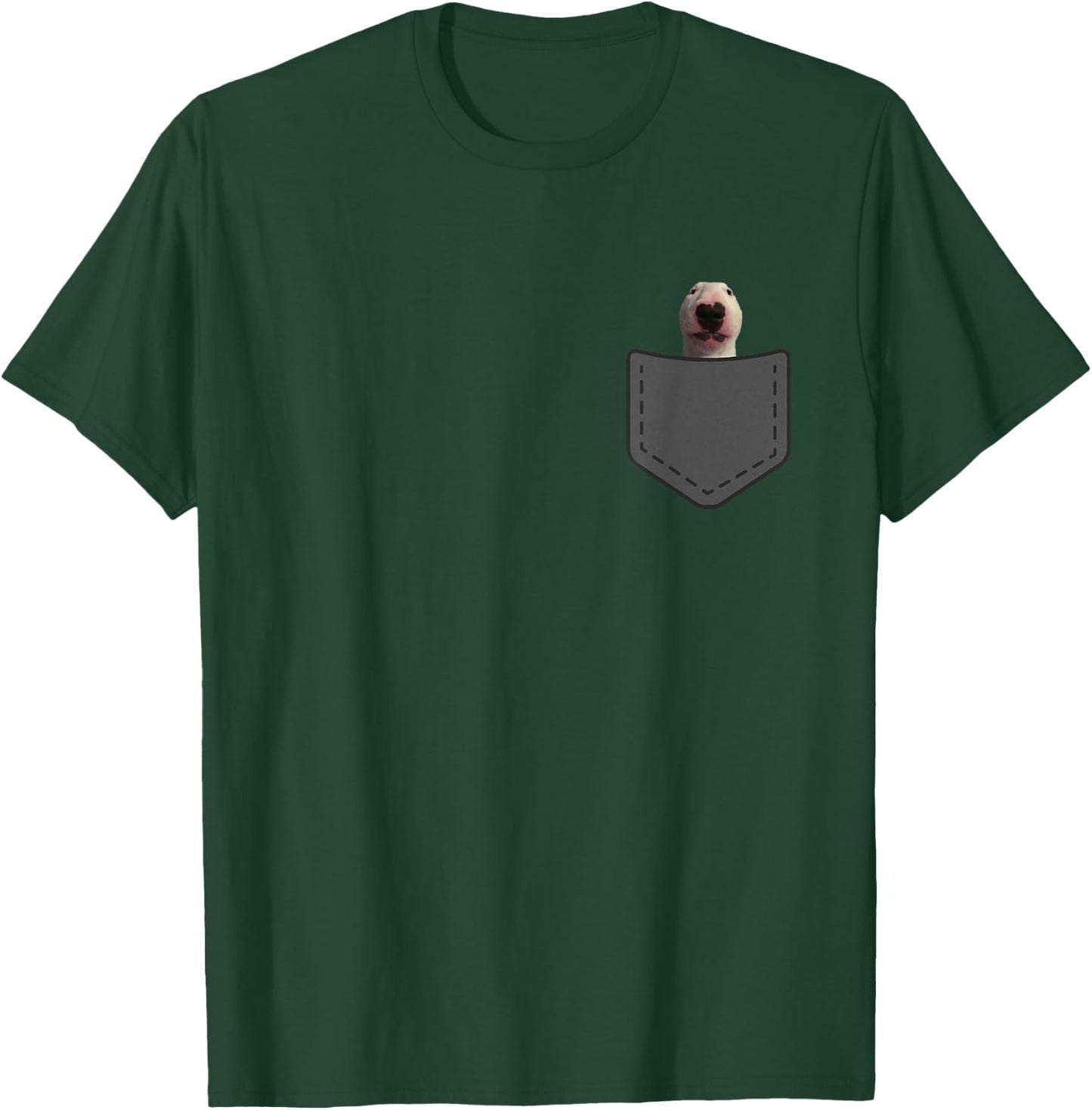 Walter Dog in Pocket Funny Meme Women Girls Kids T-Shirt - T-Shirt | Forest