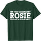 Rosie Personal Name Women Girl Funny Rosie T-Shirt - T-Shirt | Forest