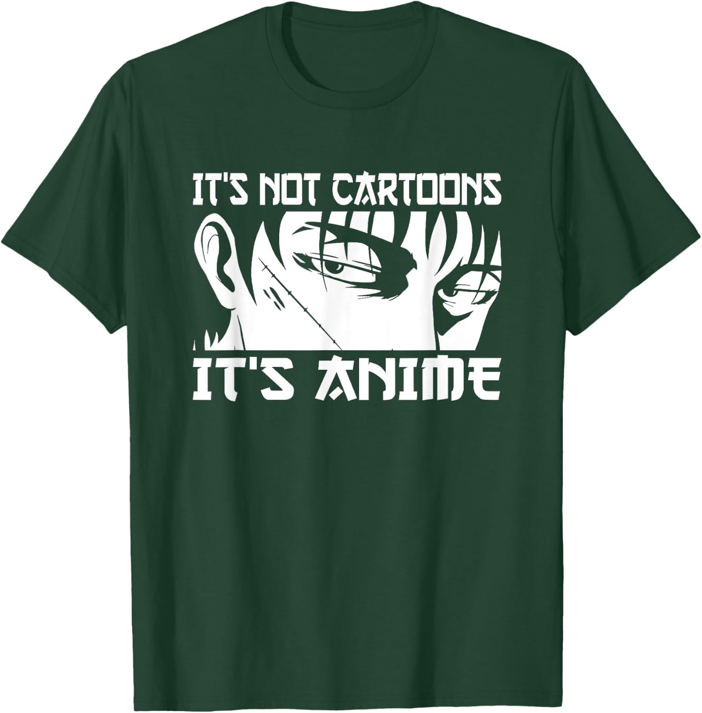 It's not Cartoons It's Anime Men Teen Boy Otaku Anime T-Shirt - T-Shirt | Forest
