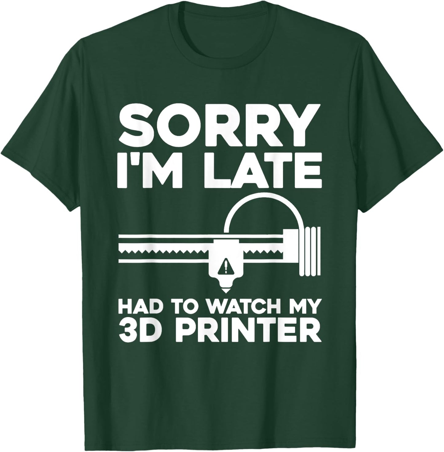 Funny 3D Printer Design Women 3D Printing Printer T-Shirt - T-Shirt | Forest
