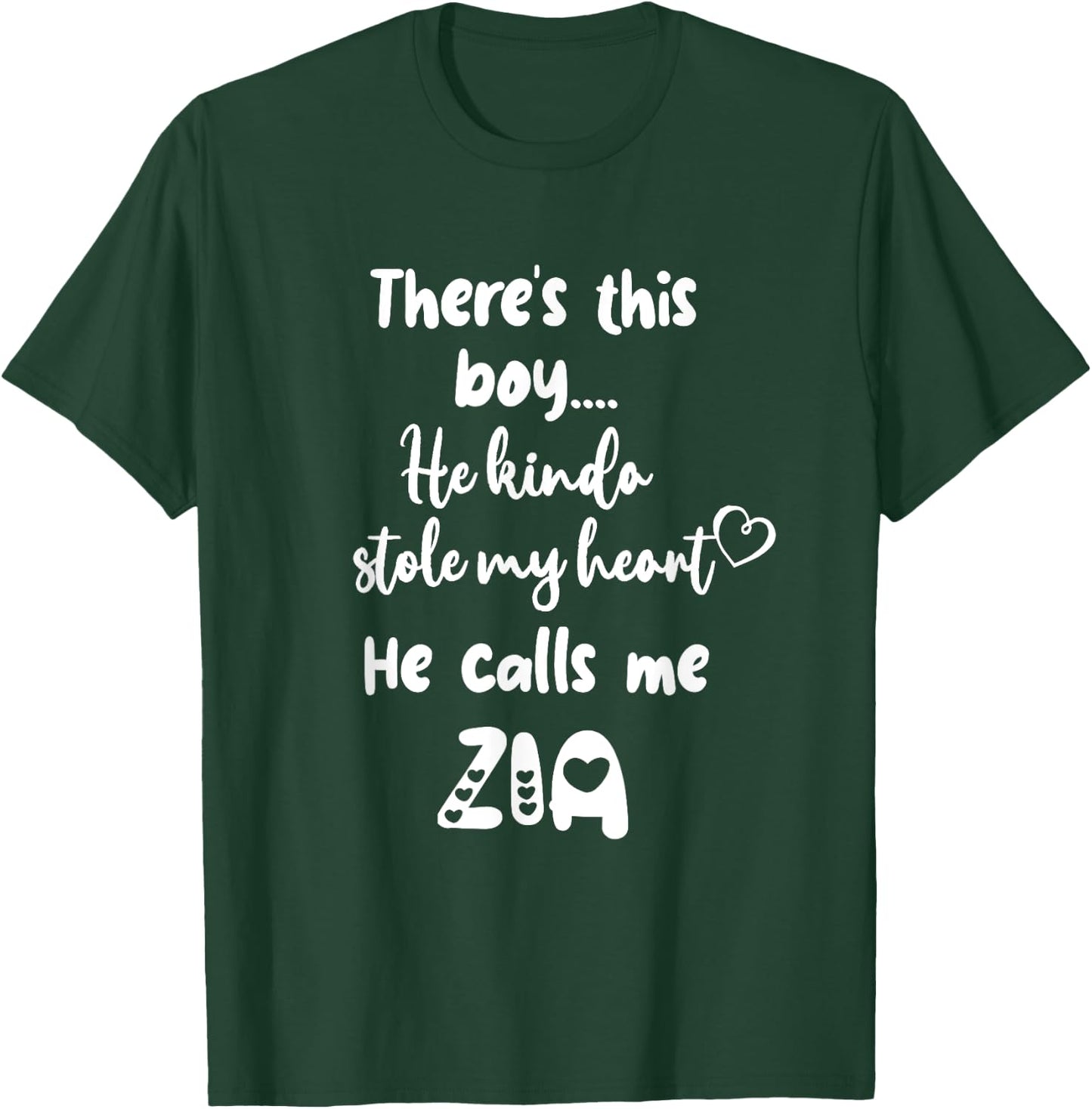 Italy Italian Aunt This Boy Calls Me Zia T-Shirt - T-Shirt | Forest