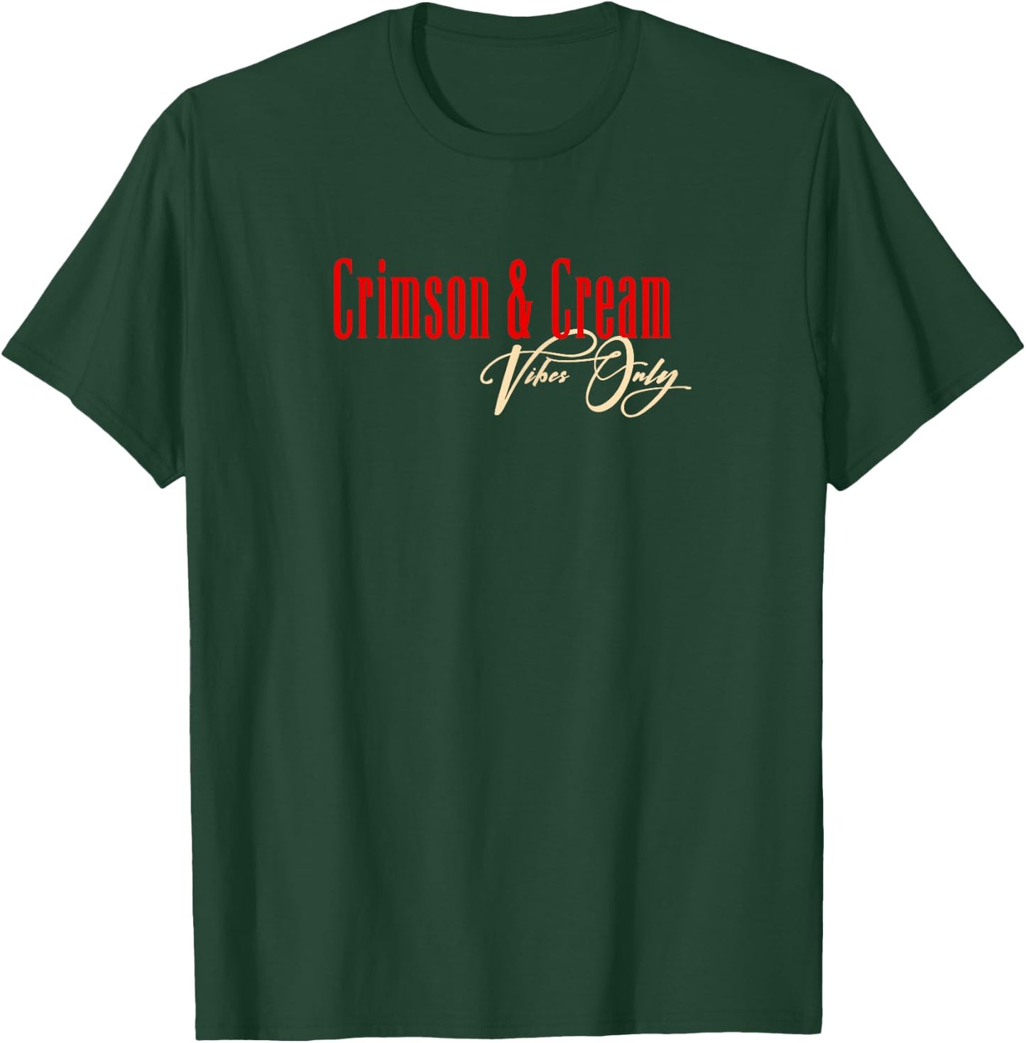 Only DST Crimson and Cream Vibes T-Shirt - T-Shirt | Forest