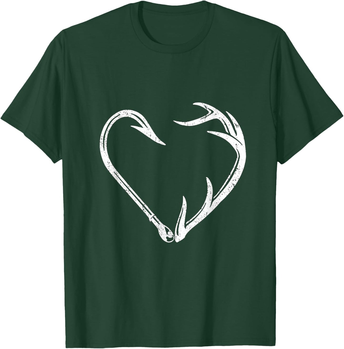 Fishing & Shed Hunter Antler Elk, Deer- hunting T-Shirt - T-Shirt | Forest
