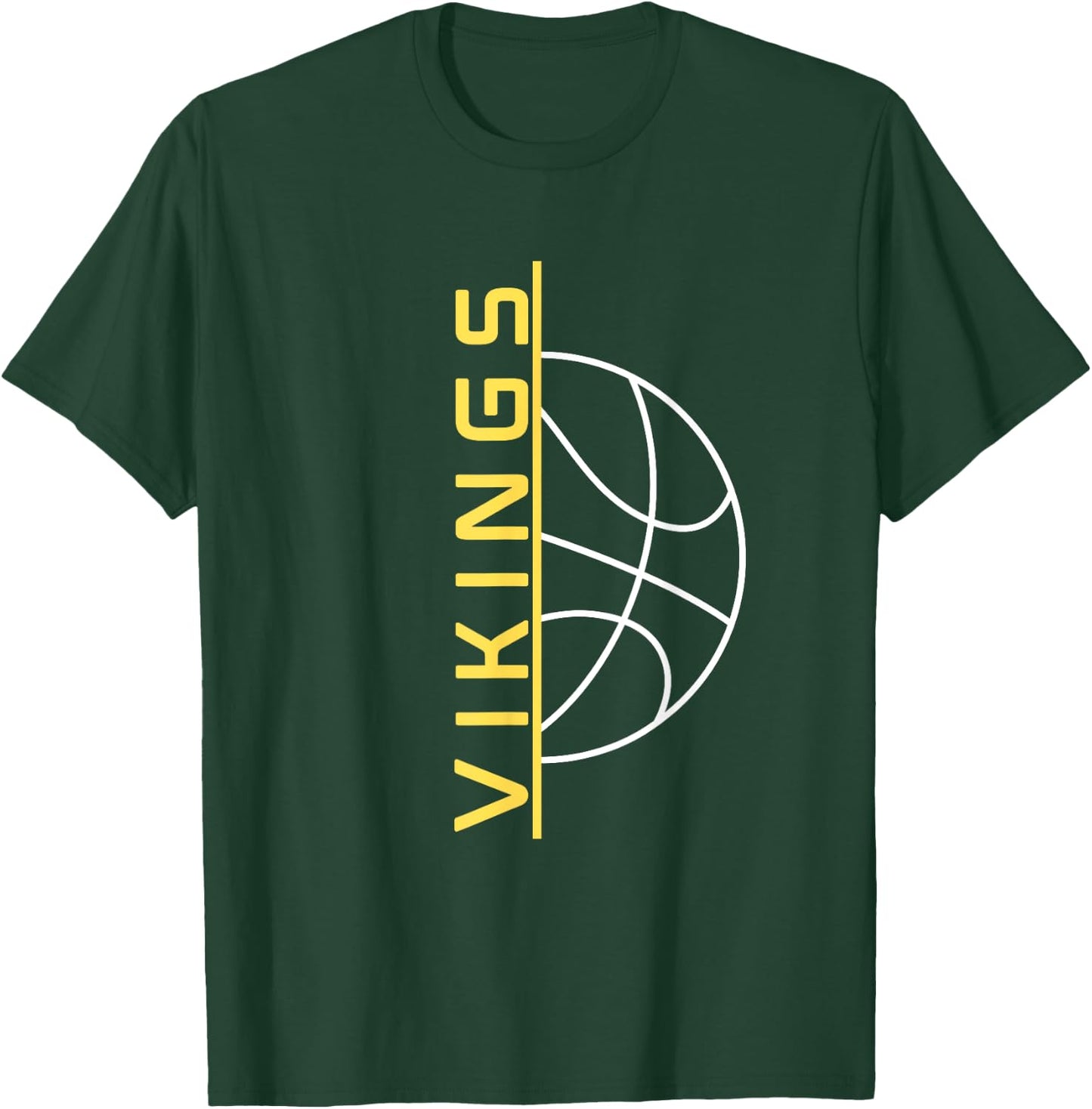 Vikings Basketball T-Shirt - T-Shirt | Forest