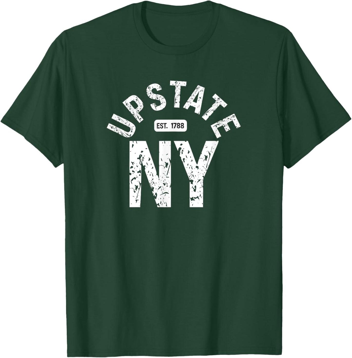 Upstate NY Est 1788 T-Shirt - T-Shirt | Forest