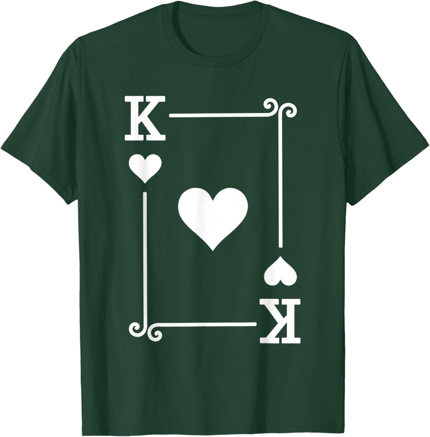 King Hearts Card Costume - Playing Cards - King Hearts T-Shirt - T-Shirt | Forest